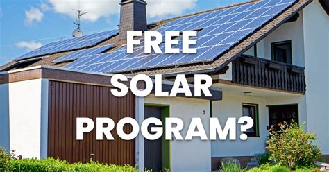 Is There a Free Solar Program? - Smart Green Solar