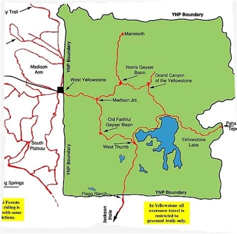 Yellowstone Park Maps | SeeYellowstone.com - West Yellowstone, MT