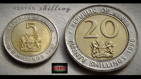 Kenyan Bimetallic Coins ( Shillings ) | KENYA - EAST AFRICA - YouTube