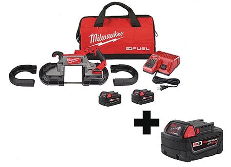 MILWAUKEE Deep Cut Band Saw Kit - 349EU7|2729S-22 48-11-1850 - Grainger