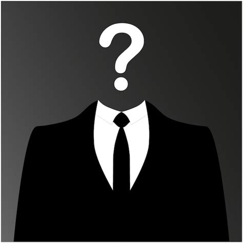 Premium Vector | Businessman with Question Mark Head EPS10