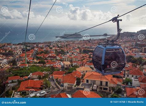 Cable Car in Funchal in Madeira Island Editorial Stock Photo - Image of ...