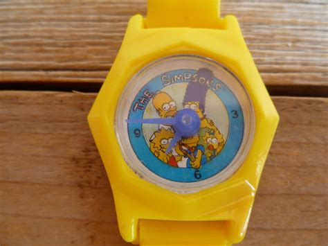 Het horloge van de Plastic speelgoed Simpsons | Etsy