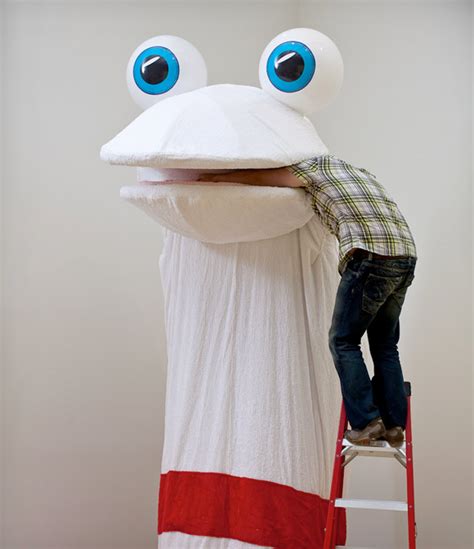 Ridiculously Large Sock Puppet Eats Artist - Kidrobot Blog