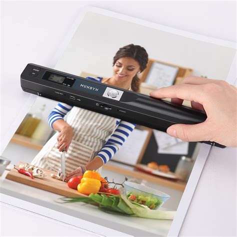 Buy MUNBYN Portable Scanner 900DPI, Handheld Document Scanner A4 Photo ...