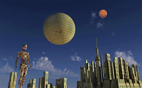 A Type 2 Dyson Sphere Civilization Photograph by Mark Stevenson - Pixels