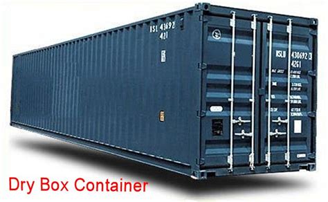 Dry Box Container | Shipping container, Container house, Iso container