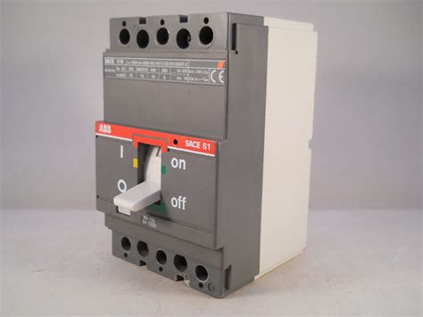 ABB MCCB 100 Amp Triple Pole 100A SACE S1 S1B Circuit Breaker ...