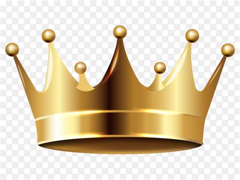 Gold crown on transparent PNG - Similar PNG