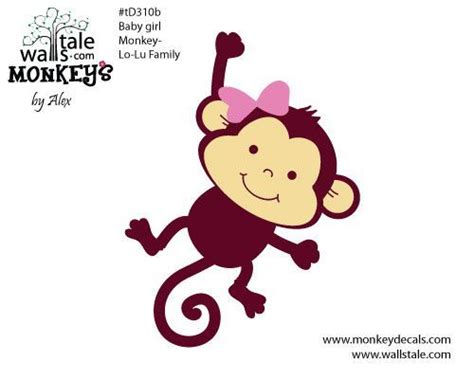 Baby girl monkey decal – Lo-Lu family: Baby Monkey Tattoos Tattoo ...