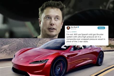 Elon Musk Confirms Tesla Roadster Flying Car On Twitter