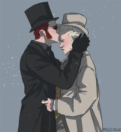 Pin by 冬 on good omens | Fan art drawing, Good omens book, Fan art