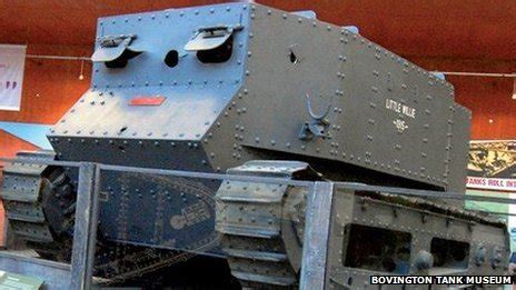 BBC News - Engineering recognition for Little Willie tank