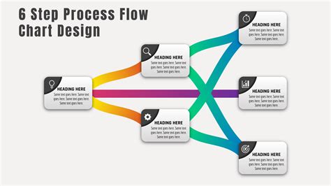 42.PowerPoint 6 Step Process Flow Chart Design – PowerUP with POWERPOINT