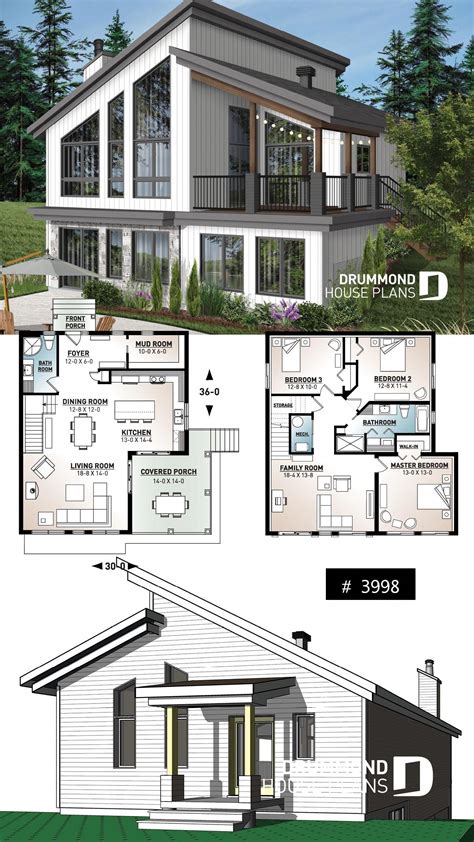 Two Storey Modern House Designs With Floor Plan