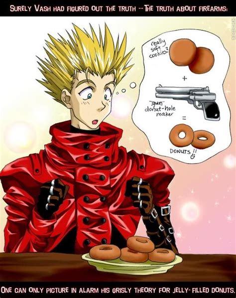 Vash Hearts Donuts Manga Art, Manga Anime, Comic Character, Character ...