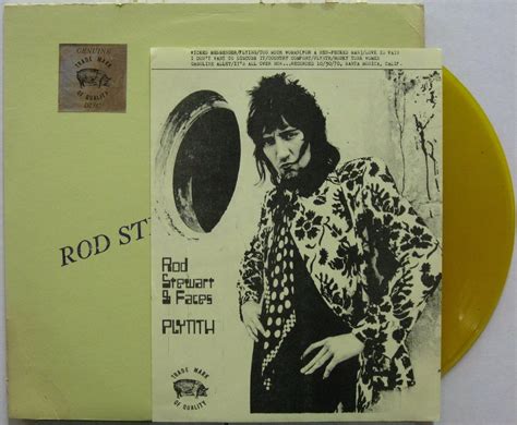 popsike.com - ROD STEWART & The Faces Plynth Live 1970 Yellow Vinyl ...