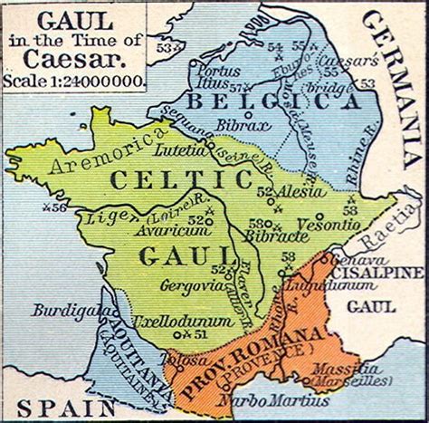 86. Gaul- A region of Western Europe during the iron age and Roman era ...