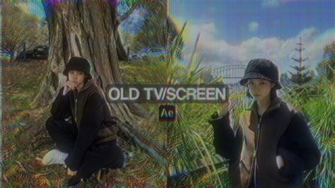 old tv/screen | after effects - YouTube