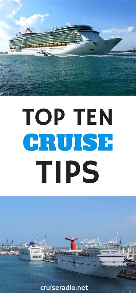 Top 10 Cruise Tips | Cruise tips, Cruise vacation, Cruise travel