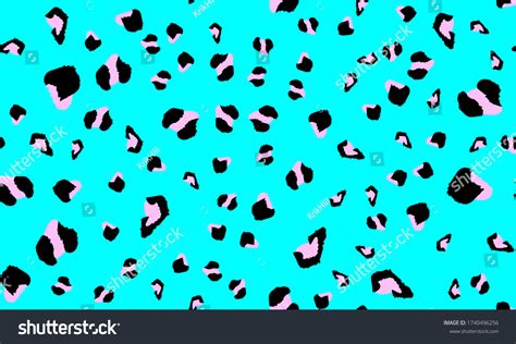 Leopard Print Spotted Texture Seamless Pattern Stock Vector (Royalty ...