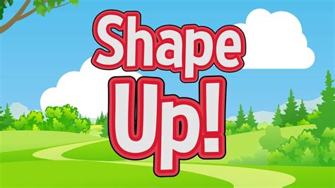 Shape Up! | Jack Hartmann | Shapes Song - YouTube | Shape songs, Math ...