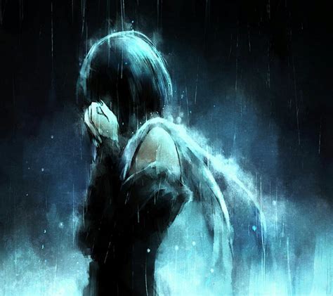 Sad Anime Girl Crying Desktop Wallpapers - Wallpaper Cave