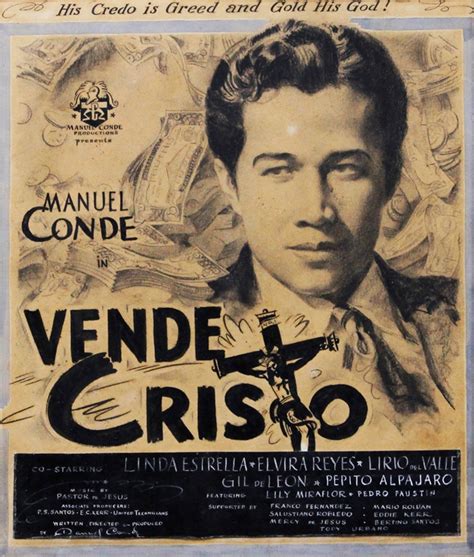 Carlos V. Francisco | Manuel Conde in Vende Cristo Movie Poster (Circa ...