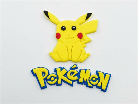 Pokemon Logo & Pikachu – choose your size | Sugarcraft Shop