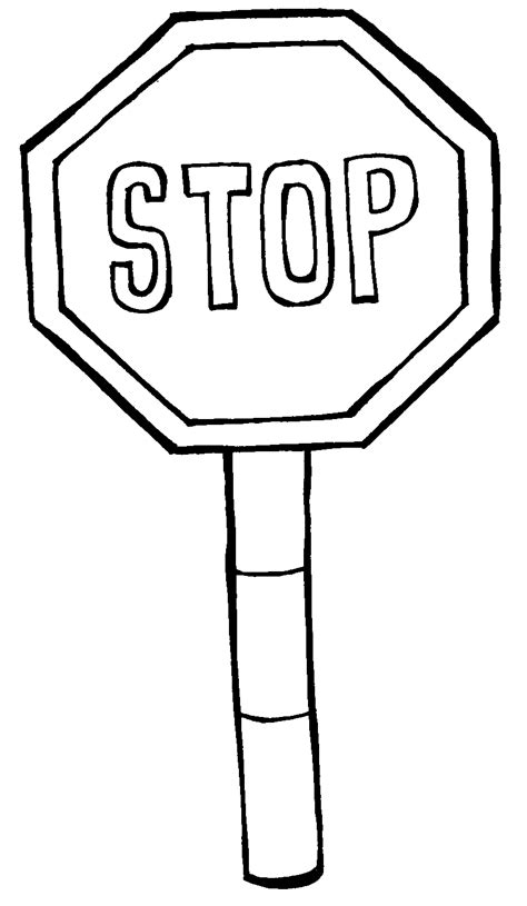 Stop Sign Coloring Pages - Coloring Home