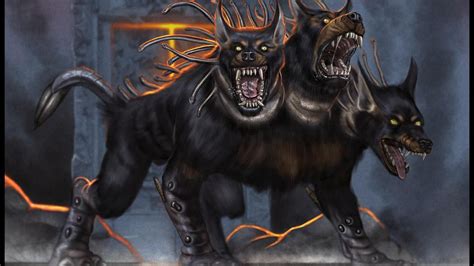 Cerberus, Mythology art, Mythical creatures