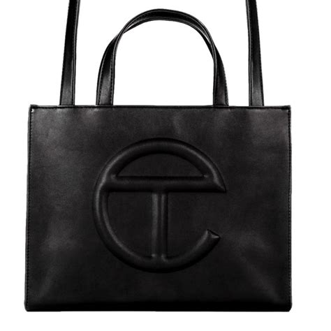 Telfar Medium Black Shopping Bag - www.myassignmentservices.com.au