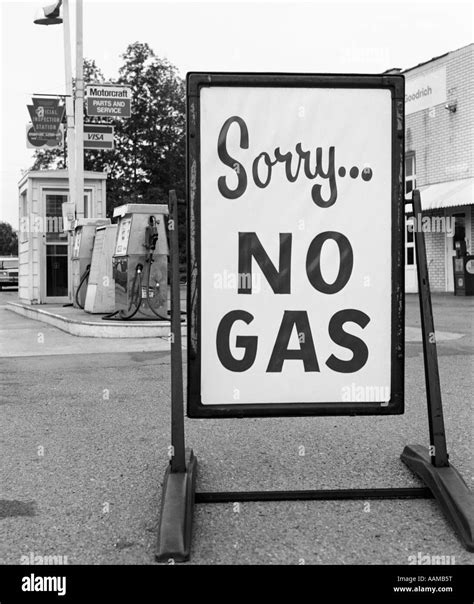 Old gas station price sign Black and White Stock Photos & Images - Alamy