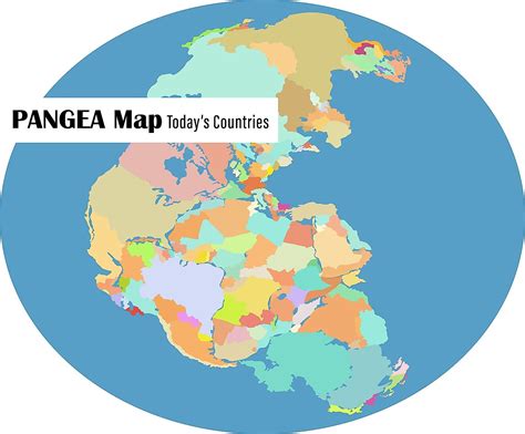 World Map When Continents Were Connected - Gabbie Christiana