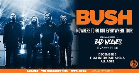 Bush - Nowhere To Go But Everywhere Tour, MetraPark, Laurel, December 3 ...