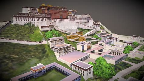 Potala Palace in Lhasa Tibet - 3D model by Hong Nguyen (@hongnguyen044 ...