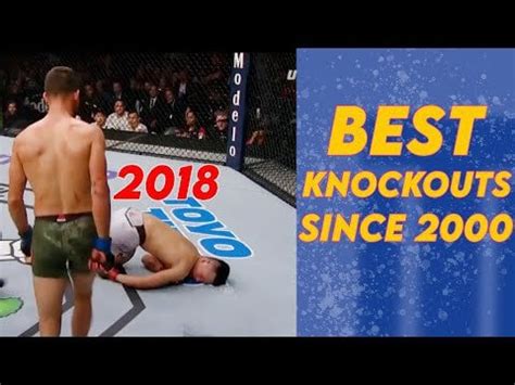 Best MMA Knockouts Every Year Since 2000 : r/MMA