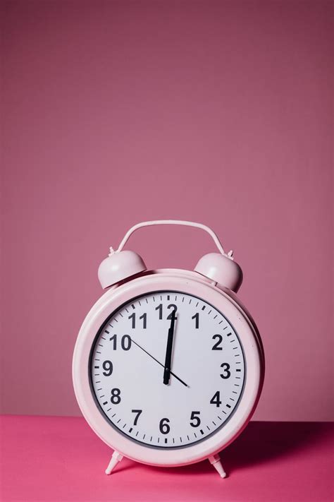 Pink Alarm Clock · Free Stock Photo