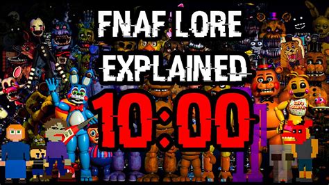 FNAF LORE EXPLAINED IN 10 MINUTES! (FIVE NIGHTS AT FREDDYS LORE ...