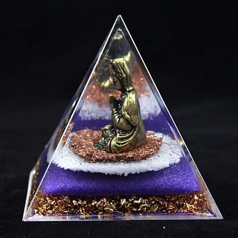 Powerful Orgone Pyramid with Natural Stone - Orgone Pyramids