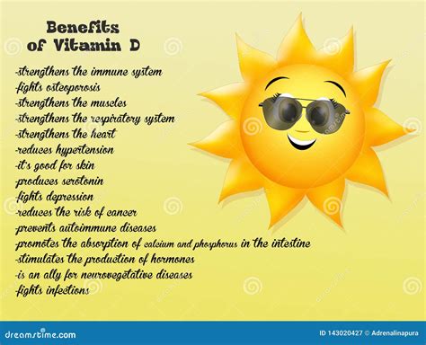 The Benefits Of Exposure To The Sun For Vitamin D Royalty-Free Stock ...