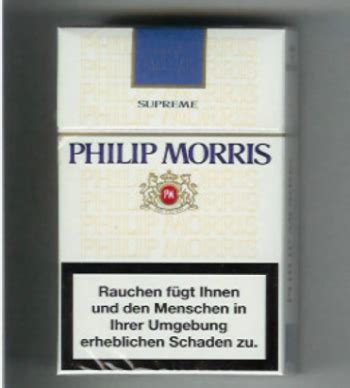 Philip Morris Supreme hard box cigarettes 10 cartons|Philip Morris ...