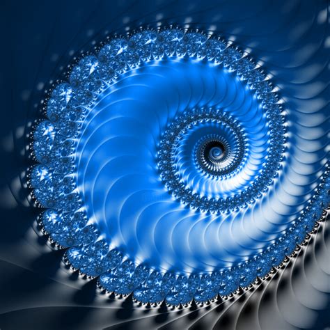 Spiral, Digital Arts by Fractal Art By Nitisara | Artmajeur