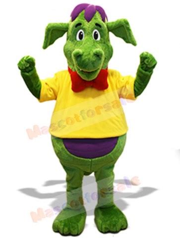 Dapper Dragon Mascot Costume Animal