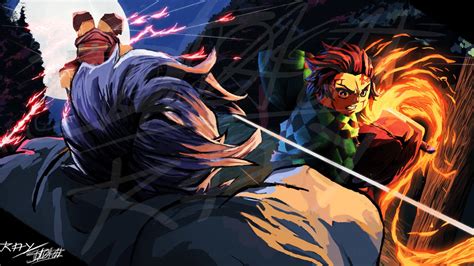 Tanjiro vs Rui by Ray326 on DeviantArt