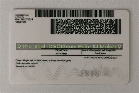 Illinois Fake ID - Real Idgod Official Fake ID Maker Website