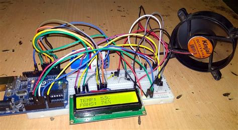 Temperature Based Fan Speed Controller using Arduino