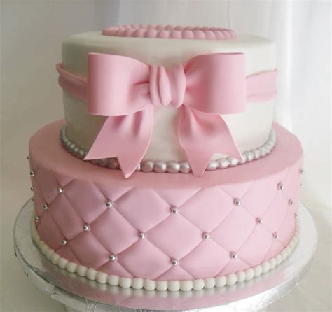 Pink cake | Bolos para chá de bebê, Bolo, Bolo para chá de bebê