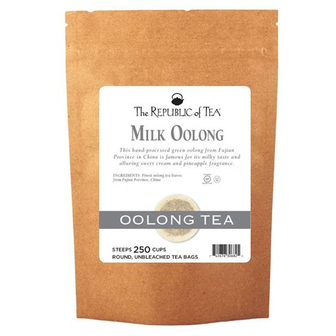 Milk Oolong Tea Bags | The Republic of Tea