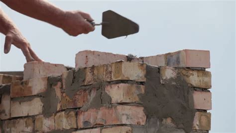 bricklayer work Stock Footage Video (100% Royalty-free) 3613607 ...